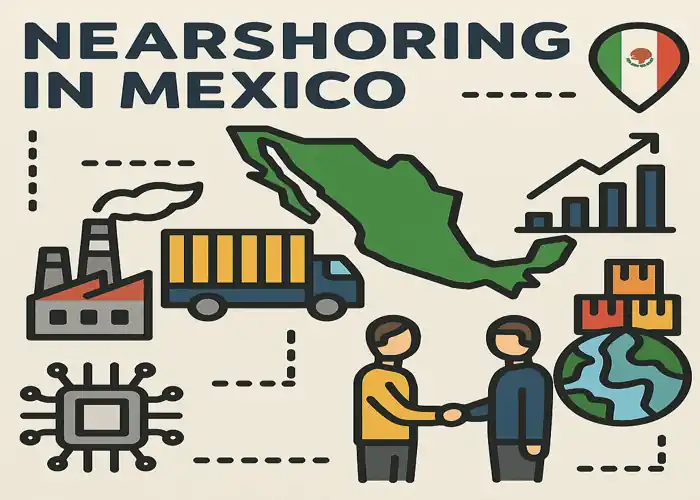 Nearshoring en México imagen ilustrativa sobre el Nearshoring en México