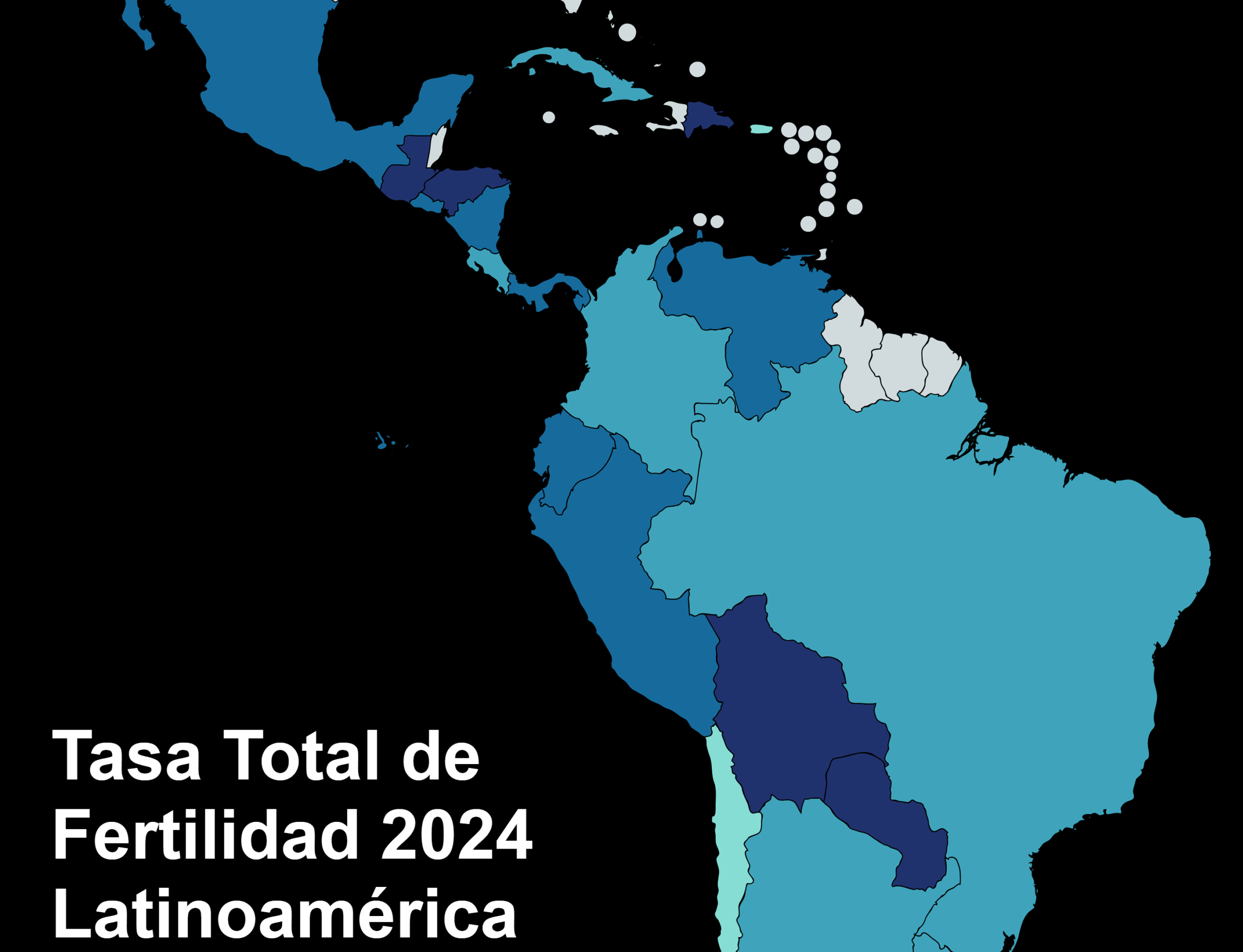 Tasa de Fertilidad en Latinoamérica 2024