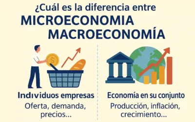¿Cuál es la diferencia entre microeconomía y macroeconomía?