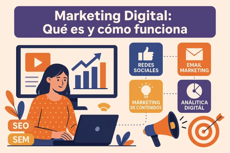 Marketing Digital Qué Es y Cómo Funciona: La Guía Completa 2025