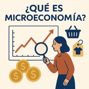 ¿Qué es microeconomía? Ilustración sobre decisiones económicas cotidianas