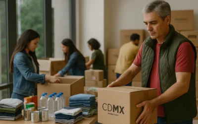 CDMX abrirá 40 centros de acopio para apoyar a afectados por las lluvias