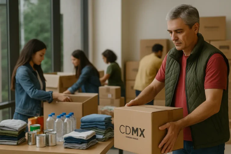 CDMX abrirá 40 centros de acopio para apoyar a afectados por las lluvias