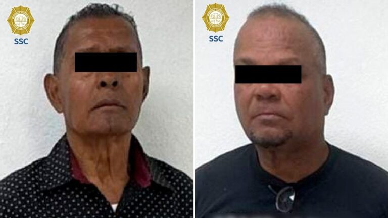 Detienen a dos por presunta extorsión en el Centro Historico