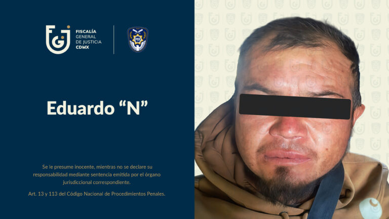 Fiscalía CDMX vincula a proceso a hombre por feminicidio en Cuajimalpa