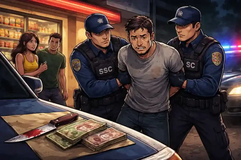 Detienen a hombre por asalto a tienda en Venustiano Carranza; tenía antecedentes penales