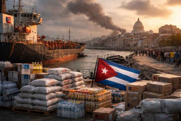 ayuda humanitaria a Cuba