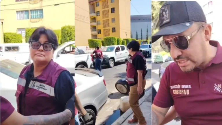 Funcionarios de la 4T pelean con vecinos en Azcapotzalco