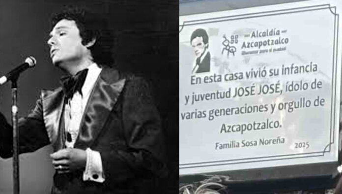 homenaje a José José en Azcapotzalco