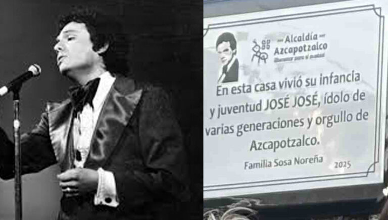 Azcapotzalco honra a José José con placa en su casa de infancia