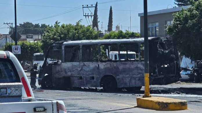 incendian camiones en Salamanca