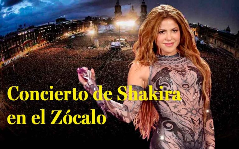 Concierto de Shakira en el Zócalo: fecha, horarios y accesos
