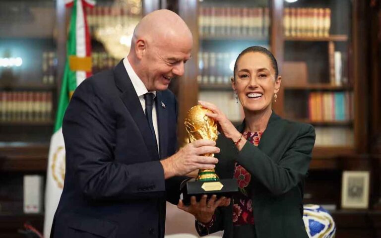 Sheinbaum garantiza a FIFA seguridad para el Mundial en México