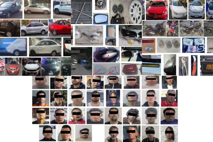 ssc robo de autopartes en CDMX