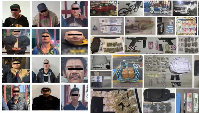 operativo de seguridad en Azcapotzalco