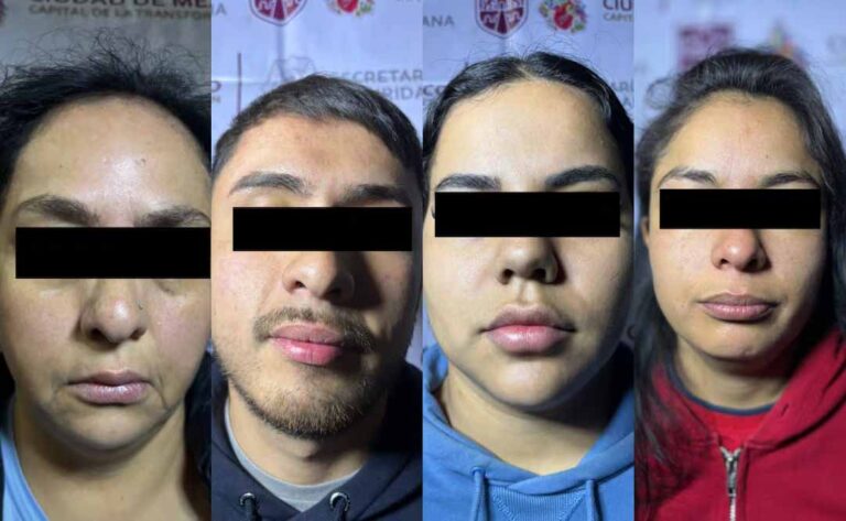 Detienen a cuatro presuntos miembros de La Unión Tepito en Cuauhtémoc