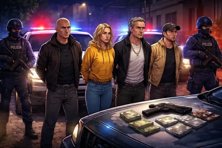 Detienen a cinco por asalto armado en Álvaro Obregón