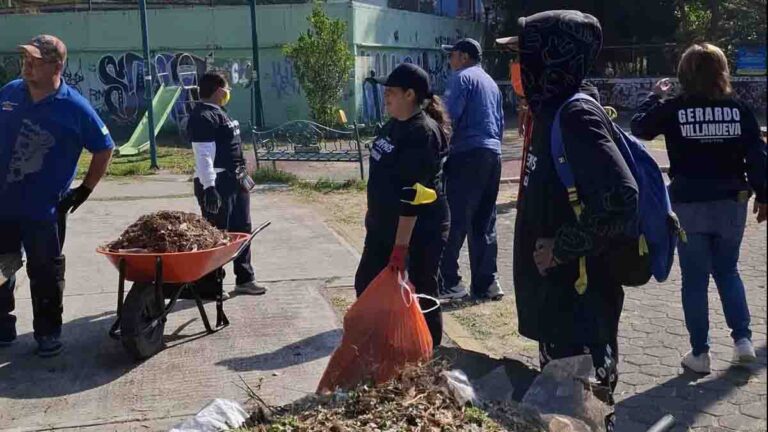 Retiran tiraderos clandestinos y recuperan parques en Coyoacán