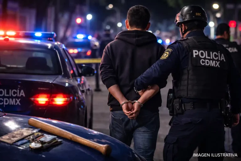 Detienen en Azcapotzalco a presunto asaltante con seis ingresos al sistema penitenciario