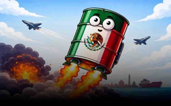 precio del petróleo mexicano, imagen animada