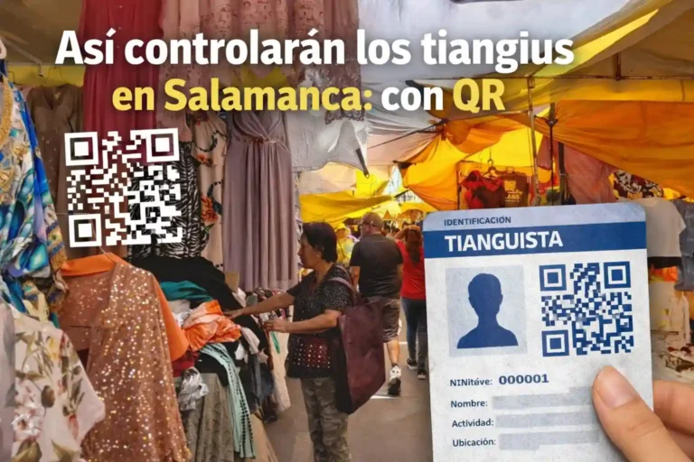 Salamanca usará credenciales con QR para ordenar tianguis