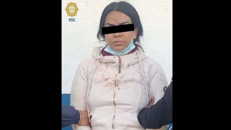 Detienen a mujer por asalto con gas lacrimógeno en Azcapotzalco