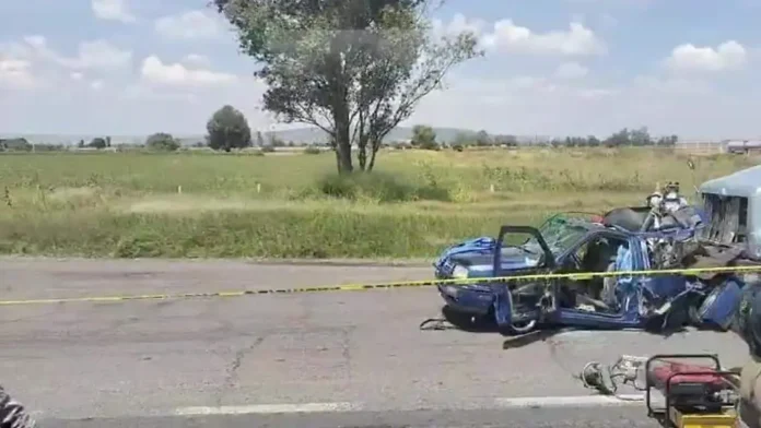 accidente carretera federal 45 Salamanca muertos lesionados