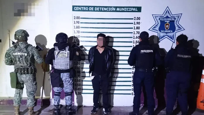detienen a hombre armado en Faja de Oro Salamanca